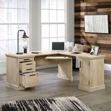 The modern executive desk is sleeker and usually made of veneer or solid wood. Industrial Lodge Home Farlough L Shape Executive Desk With Hutch Wayfair