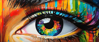 Colorful Abstract Eye