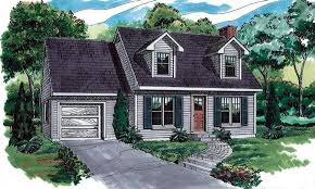 Plan 55190 Cape Cod Style With 3 Bed