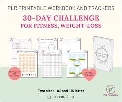 new 30 day challenges plr for fitness