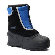 Details About Nib Boys Itasca Black Blue Waterproof Mid Removeable Liner Winter Snow Boots 3