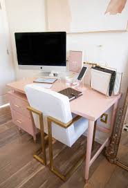 10 pink and gold home office decor ideas