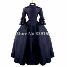 Us 75 26 Halloween Vampire Black Masquerade Gown Civil War Gothic Dress Victorian Upscale Steampunk Gothic Wedding Gown In Dresses From Womens