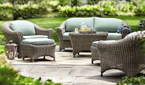 Outdoor Wicker Seating Set The