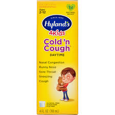 Hylands 4 Kids Cold N Cough Relief Liquid Natural Relief Of Common Cold Symptoms 4 Ounces Walmart Com