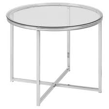 Orlando Round Glass End Table