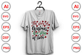 Printable Christmas T Shirt Design Graphic By Graphics Cafe Creative Fabrica