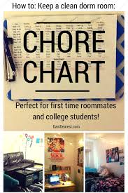 Roommate Chore Chart Roommate Chore Chart Apartment