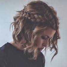 A great braid like this gives you a very put together look and it's proof that you can have it even with short hair. Howto How To French Braid Short Hair