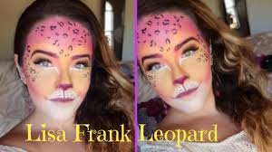 lisa frank leopard halloween makeup