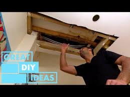 Repair A Hole In The Ceiling Diy