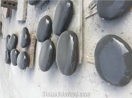 Black Polished Landscaping Pebble Stone