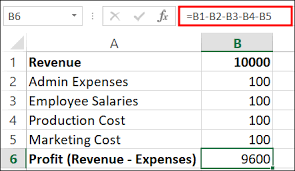 how to subtract in excel quick guide