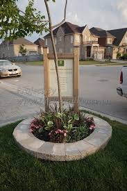 Round Flower Bed Toronto Landscaping