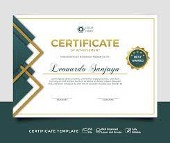 certificate template psd 7 000 high