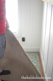how to rip up carpet