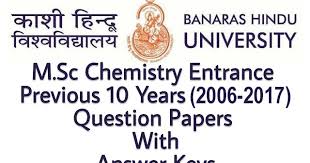 Msc chemistry entrance question paper 2019 trclips.com/video/ryzssvaxzrm/video.html. Bhu Pet M Sc Chemistry Entrance Question Papers With Answer Keys From 2006 To 2017 All Bout Chemistry