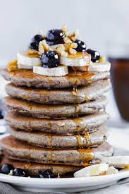 the fluffiest vegan buckwheat pancakes