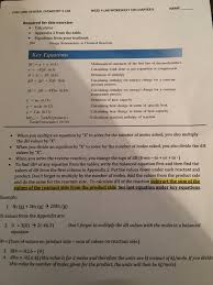 Lab Worksheet On Chapter 6 Chm 1040