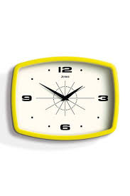 Buy Jones Clocks Yellow Retro