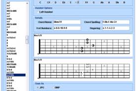 Guitar Chord Chart Software Free Download