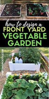 front yard raised bed vegetable garden