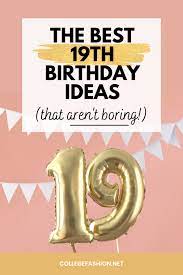 19th birthday party ideas that are fun