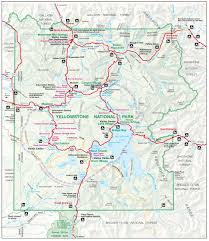 Image result for map of yellowstone national park attractions