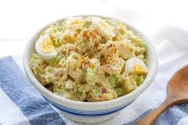 It's also ideal for picnics or as a side dish with any meal. Traditional Creamy Potato Salad Saving Room For Dessert