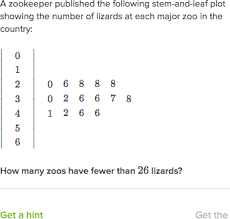Reading Stem And Leaf Plots Practice Khan Academy