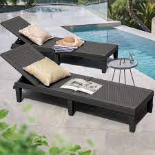 vineego chaise outdoor lounge chairs
