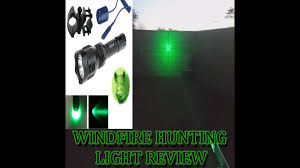 Windfire Green 350 Lumens Hunting Light Review