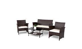 outdoor patio rattan furniture set