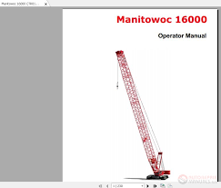 Manitowoc 16000 Ctr011 29 V2 Operator Manual Auto Repair