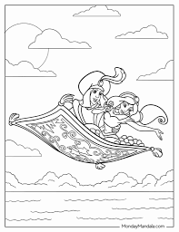 30 aladdin jasmine coloring pages