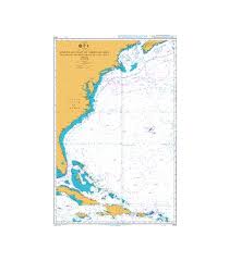 British Admiralty Nautical Chart 4400 The West Indies