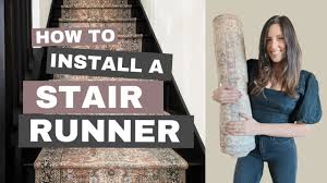 how to install a stair runner you