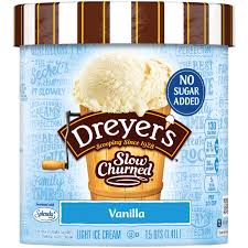 dreyer s light slow churned ice cream