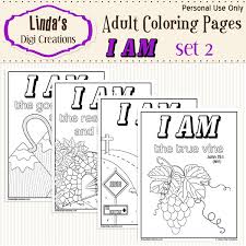 Feel free to right click and save the coloring page below! I Am Printable Adult Coloring Pages Set 2 Linda S Digi Creations Online Store Powered By Storenvy