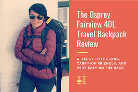 the osprey fairview 40l travel backpack