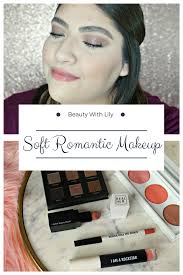 soft romantic makeup look beauty with