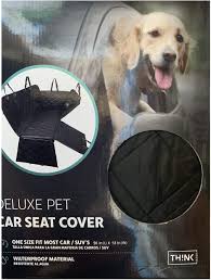 Price, participation, and sales dates may vary by location. Amazon Com Think Design Deluxe Pet Car Seat Cover Black Pet Supplies