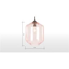 Andes Lamp Shade Pink Glass Shades