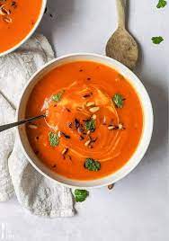 Red Pepper And Butternut Squash Soup Slimming World gambar png