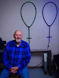 Making Lighted Rosaries Is His Gift