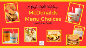 20 best weight watchers mcdonalds menu
