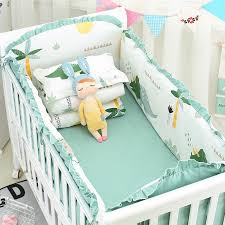 6pcs Bedding Set For Baby Cot Babies