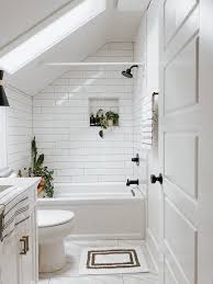 sloped wall bathroom refresh lucky andi