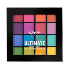 nyx professional makeup ultimate brights shadow palette