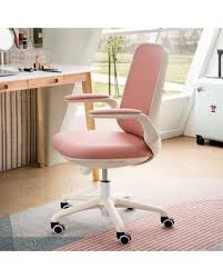 Not available for pickup and same day delivery. Here S A Great Deal On Ovios Cute Desk Chair Fabric Office Chair For Home Or Office Modern Comfortble Nice Task Chair For Computer Desk White Pink
